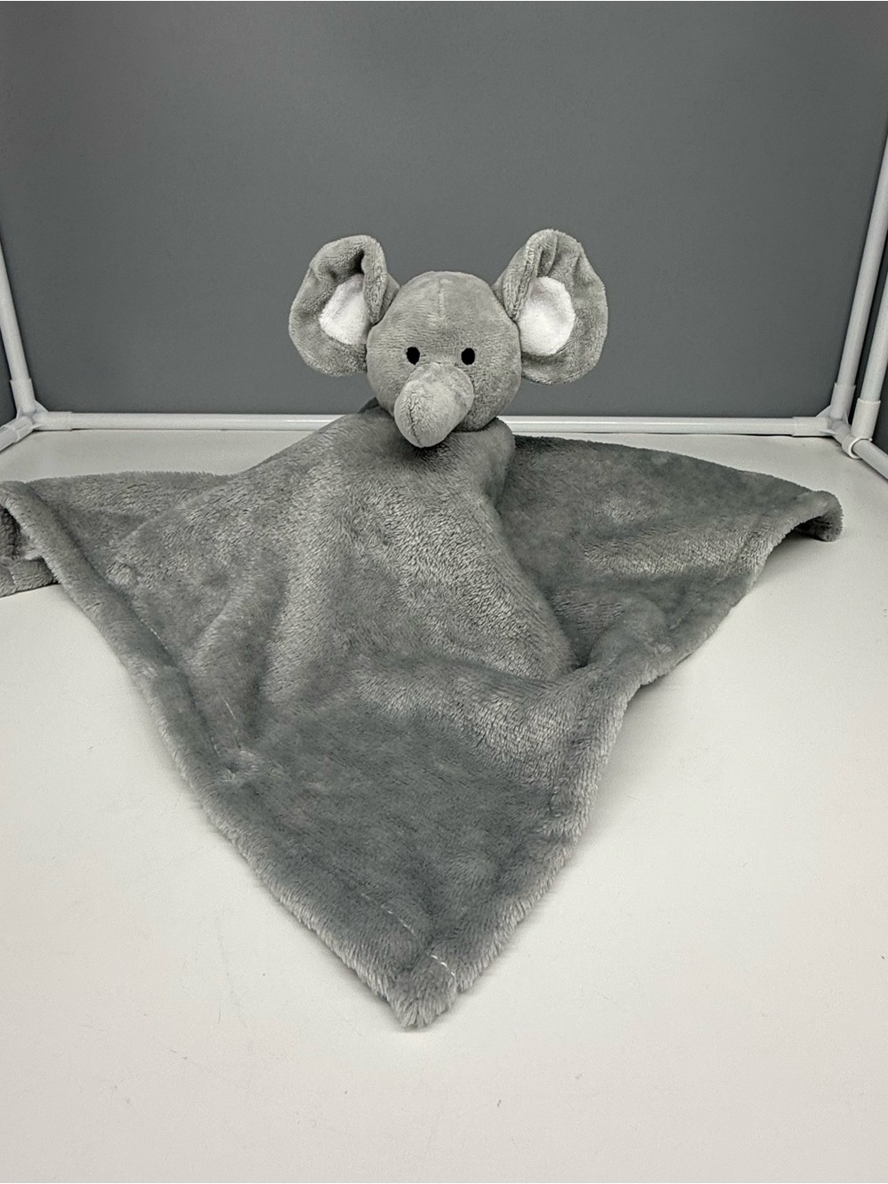 Purebaby Organic Cotton Elephant Lovey / Comforter. EUC